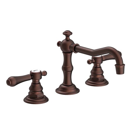 Newport Brass Widespread Lavatory Faucet in Oil Rubbed Bronze, Hand Relieved 1030/ORB
